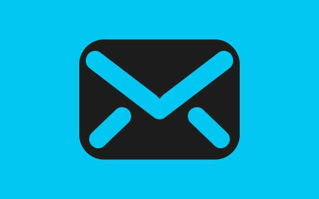 FeedsyMail envelope icon on blue background