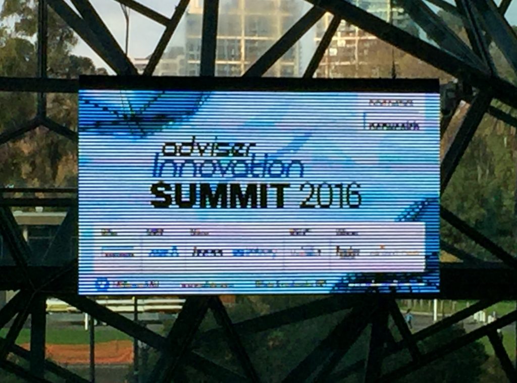 Adviser Innovation Summit 2016 Melbourne